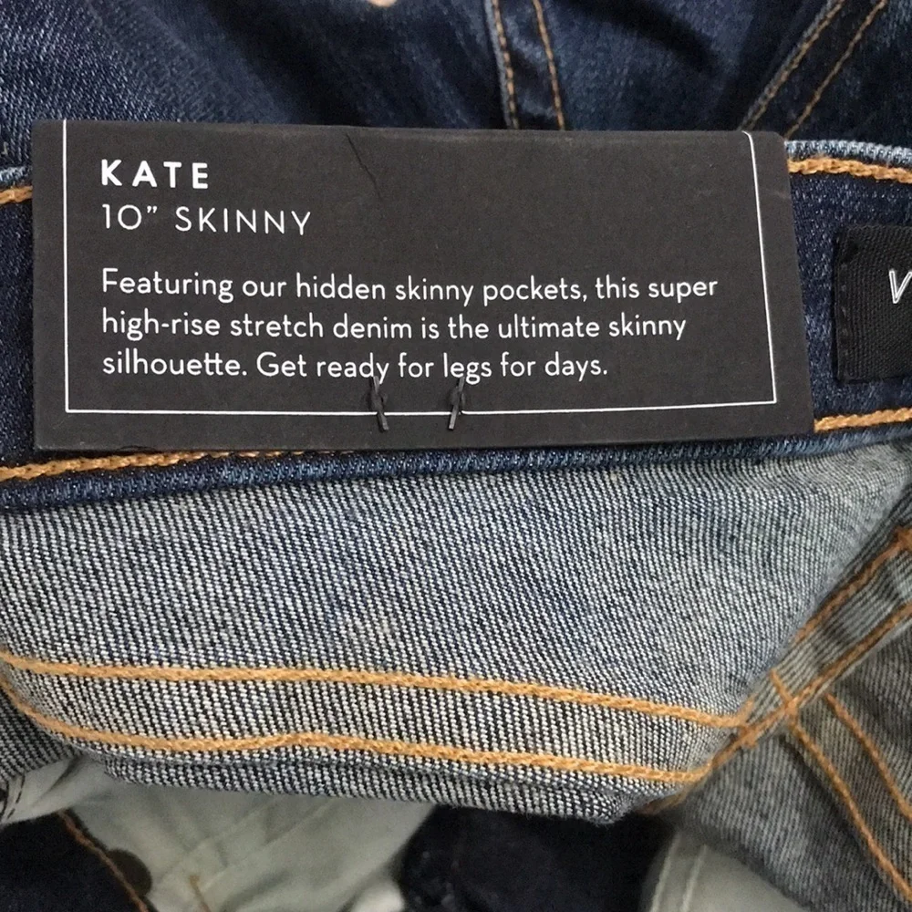 VERONICA BEARD Kate Skinny Fray Jeans Size 24 - Picture 8 of 11